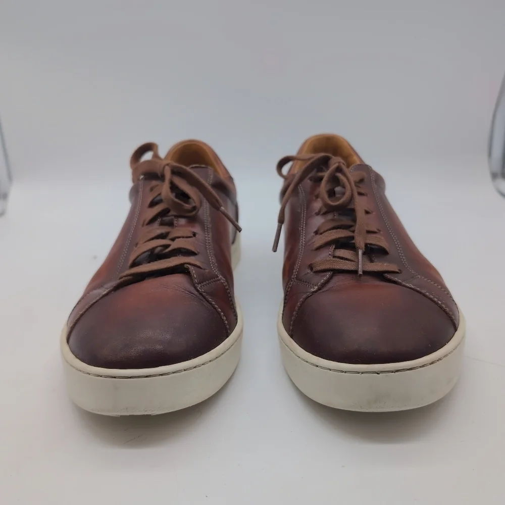 Magnanni Costa Lo Men's Shoes Sneakers Sz 12 Cognac - Picture 2 of 7